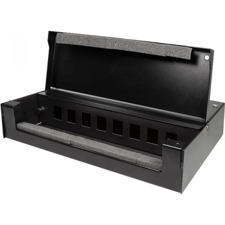 LogiLink NP0091 Konsolidierungspunkt-Gehäuse für 8 oder 12 Keystone Module CP Stahl