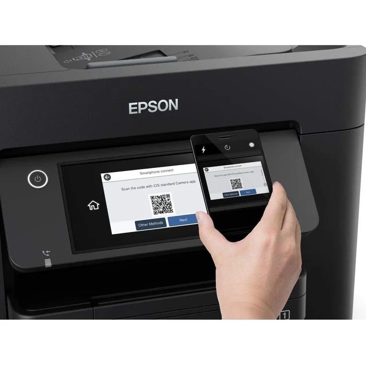 Epson WorkForce Pro WF-4830DTWF 4-in-1 Tintenstrahl-Multifunktionsgerät (Drucker, Scanner, Kopierer, Fax) Auflösung: 4800 x 2400, USB, LAN, WLAN, NFC, AirPrint, Mobile Print, WiFi-Direct (C11CJ05402) – Bild 4