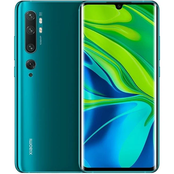Xiaomi Mi Note 10 Smartphone 16,43cm (6,47 Zoll) AMOLED-Display, 128GB interner Speicher, 6GB RAM, Dual-SIM, Android, Aurora Green – Bild 1