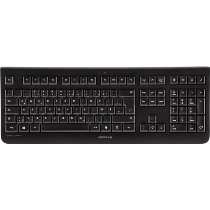 CHERRY DW 3000 - Tastatur-und-Maus-Set - kabellos - 2.4 GHz - Deutsch QWERTZ - CHERRY LPK - Schwarz, Anthrazit (JD-0710DE-2) – Bild 2