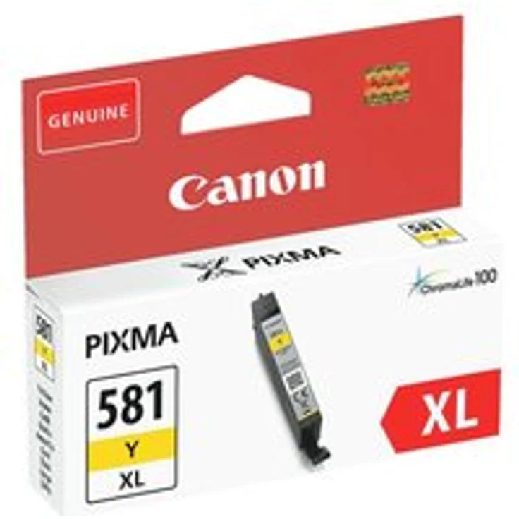 Canon CLI 581 XL YL Original Tintenpatrone Yellow für Pixma Drucker Pixma TR7550 TR8550 TS6150 TS6151 TS8150 TS8151 TS8152 TS9150 TS9155 TS6250 TS6251 TS8250 TS8251 TS8252 TS9550 – Bild 1