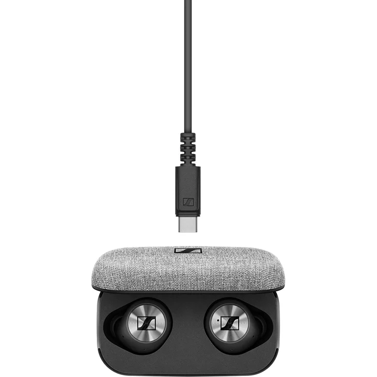 Sennheiser MOMENTUM Chrom, True Wireless In-Ear Kopfhörer, mit Bluetooth, Mikrofon, geeignet für Sport, spritzwassergeschützt, schwarz – Bild 11