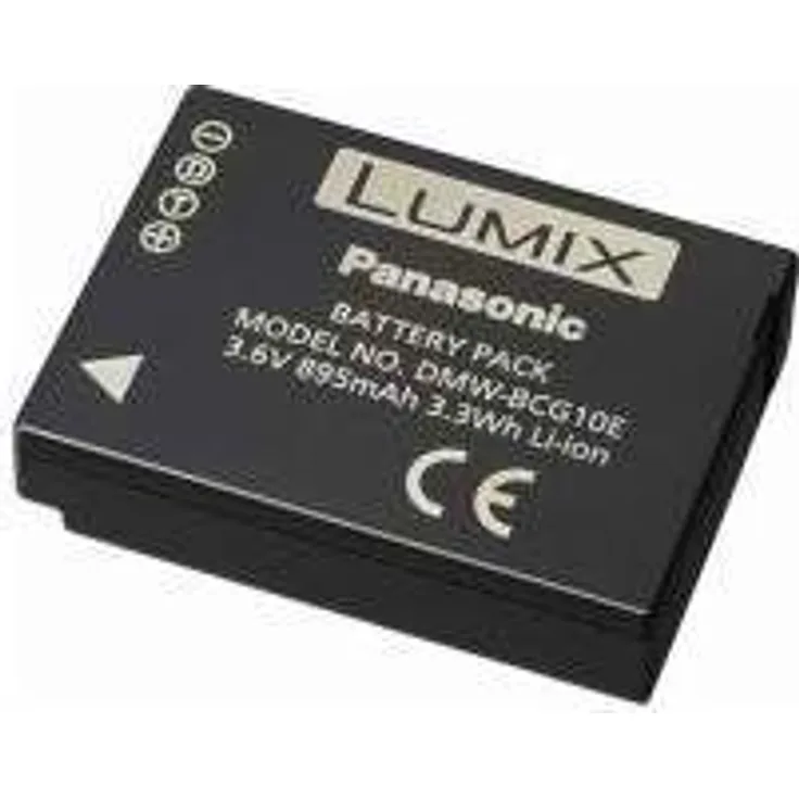Panasonic LUMIX DMW-BCG10E Aufladbarer Li-Ion Akku (geeignet für LUMIX Digitalkameras) schwarz