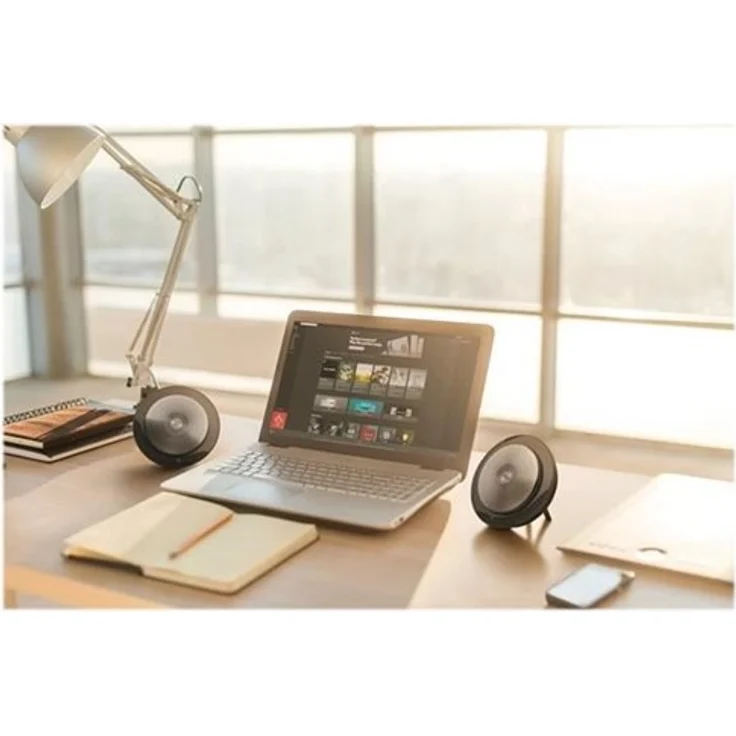 Jabra Speak 710 MS Freisprecheinrichtung Universal Schwarz, Silber USB-Bluetooth - Freisprecheinrichtungen (Universal, Schwarz, Silber, Portable, 30 m, 70 dB, 1 m) – Bild 2