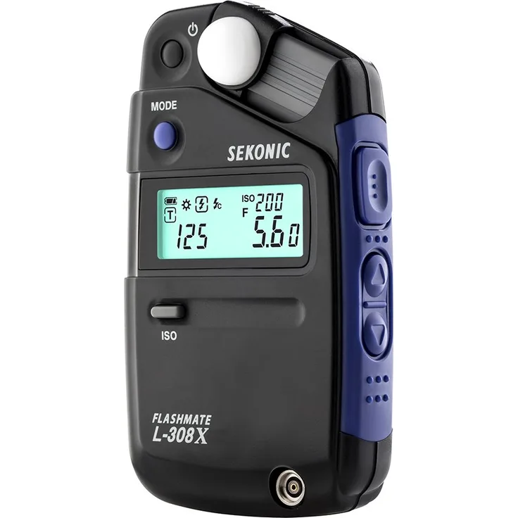Sekonic FLASHMATE L-308X Belichtungsmessgerät für Fotografen und Filme, Schwarz-Blau - Preisvergleich