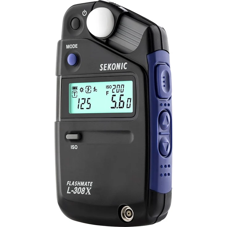 Sekonic FLASHMATE L-308X Belichtungsmessgerät für Fotografen und Filme, Schwarz-Blau - Preisvergleich – Bild 1