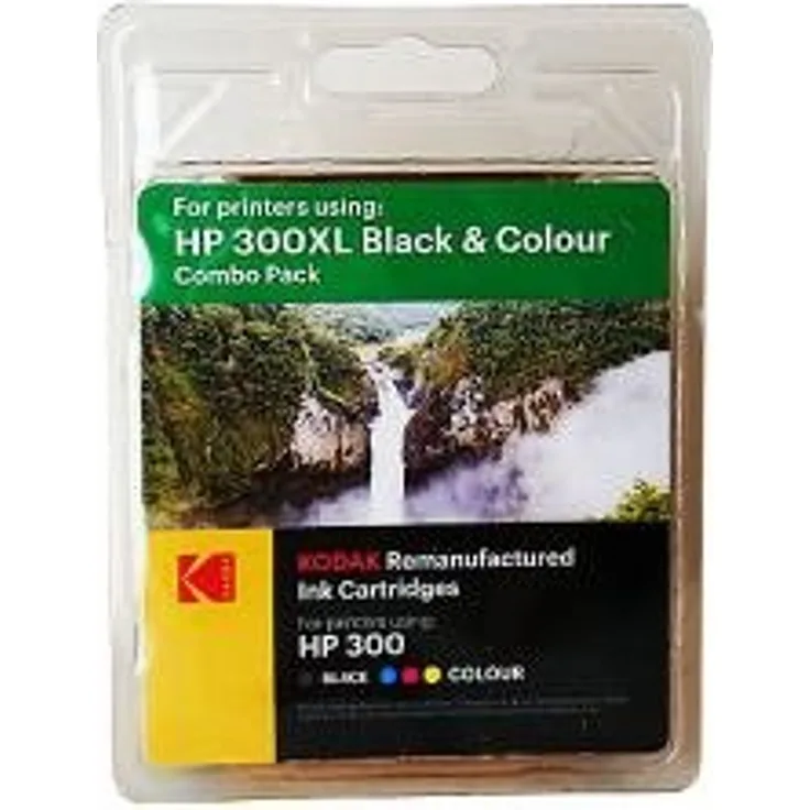 Kodak Supplies 185H030023 Tinte (2) 520 Seiten schwarz und 620 Seiten color 9ml schwarz und 12ml color multicolor passend für Hewlett Packard D2660 kompatibel zu CC640EE-CC643EE