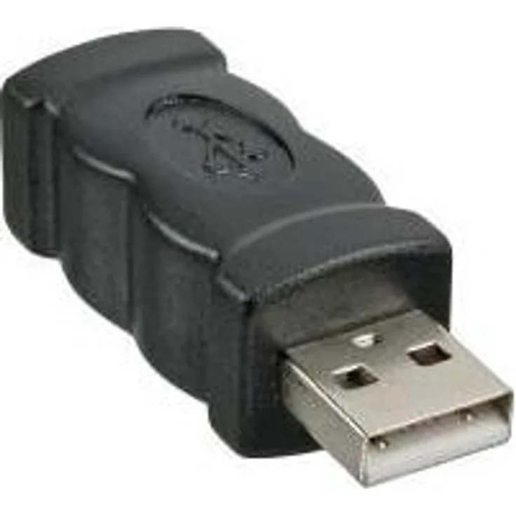 InLine® USB 2.0 Adapter, Stecker A auf Buchse B (33443)
