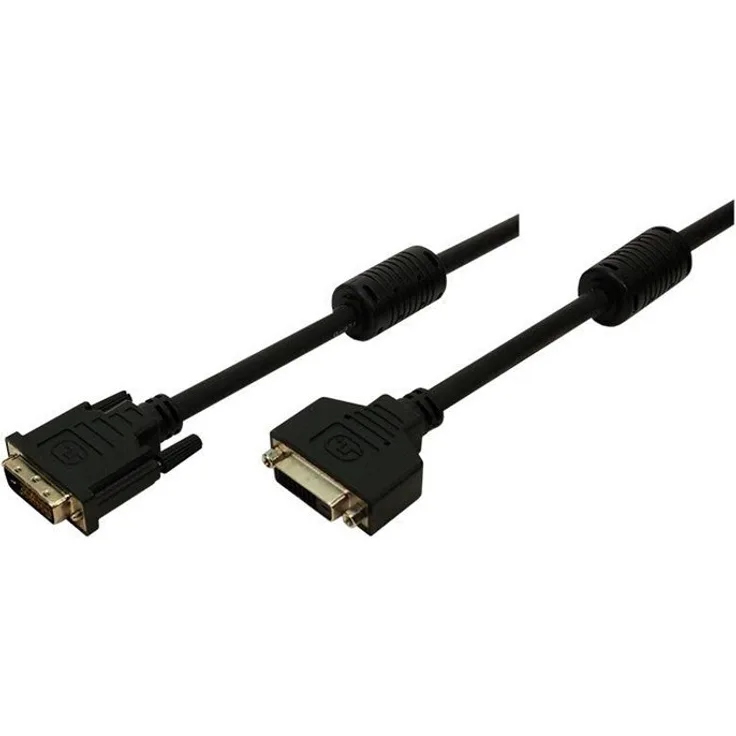LogiLink DVI-D Verlängerungskabel 5m (Dual Link, Ferritkern)