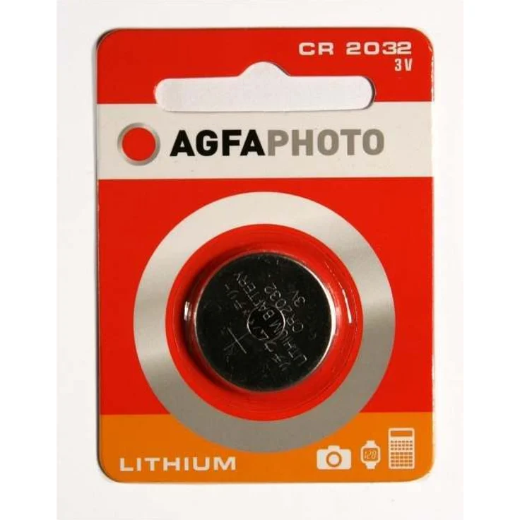 AgfaPhoto Lithium Knopfzellen Batterie CR 2032 – Bild 1
