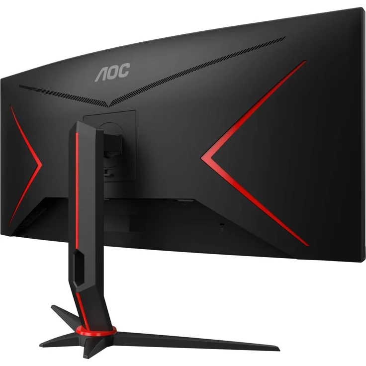 AOC Gaming CU34G2 86 cm (34 Zoll) Curved Monitor (QHD, HDMI, DisplayPort, Free-Sync, 1ms Reaktionszeit, 100 Hz, 3440x1440) schwarz-rot – Bild 6