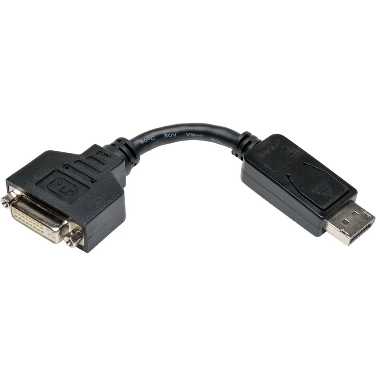 Tripp Lite DisplayPort zu DVI Kabel Adapter DP2DVI Konverter für dp-m zu dvi-i-f (P134 000) – Bild 1