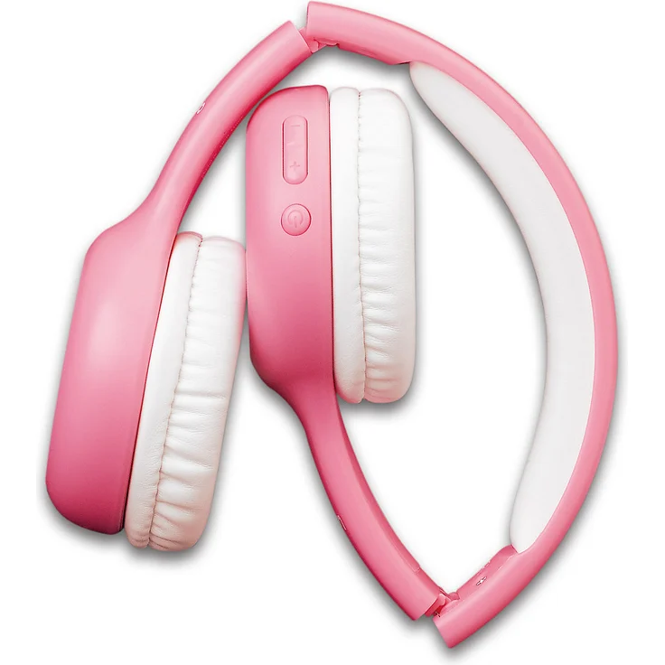 Lenco HPB-110PK - faltbarer Bluetooth Kopfhörer mit Lautstärkebegrenzung für Kinder, inkl. Sticker, pink – Bild 5