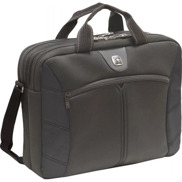 Wenger 600653 Sherpa Aktentasche, 43 cm, Schwarz