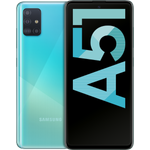 Samsung Galaxy A51 Smartphone 16,51cm (6,5 Zoll) Super AMOLED-Display, 128GB interner Speicher, 4GB RAM, Nano-SIM, Android, Prism Crush Blue