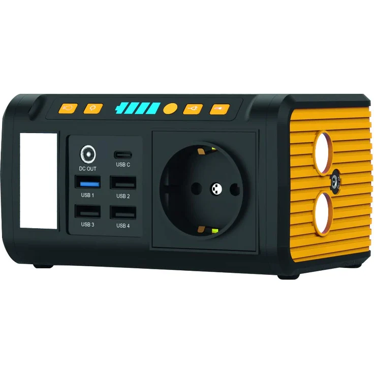 KODAK PPS100 Pro Portable Power Station mit 85,8 Wh Lithium-Ionen-Akku, mobiler AC-DC Steckdose, 1x USB-C, 2X USB Qualcomm Quick Charge Port