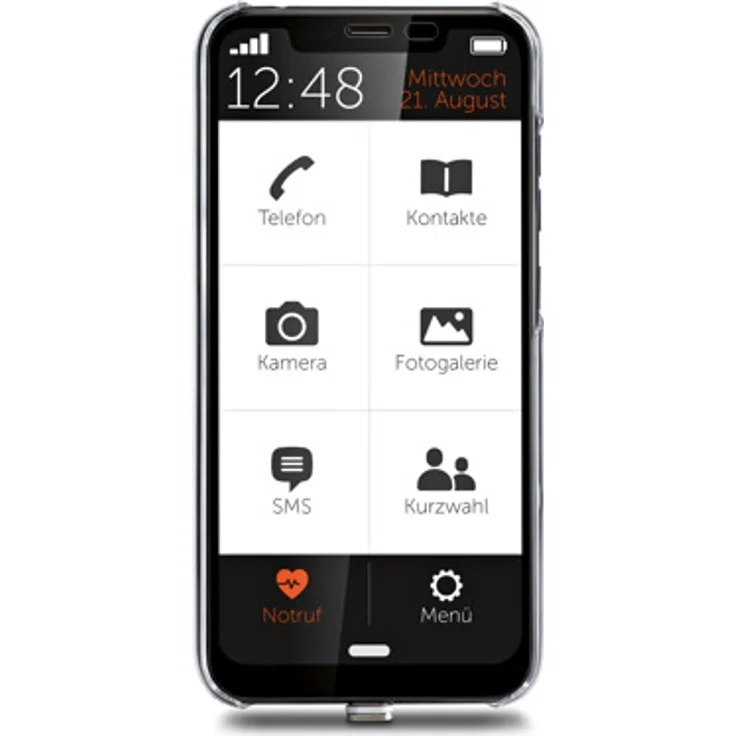 Gigaset GS195LS Smartphone, 32GB interner Speicher, Dual-SIM, Titanium Grey – Bild 3