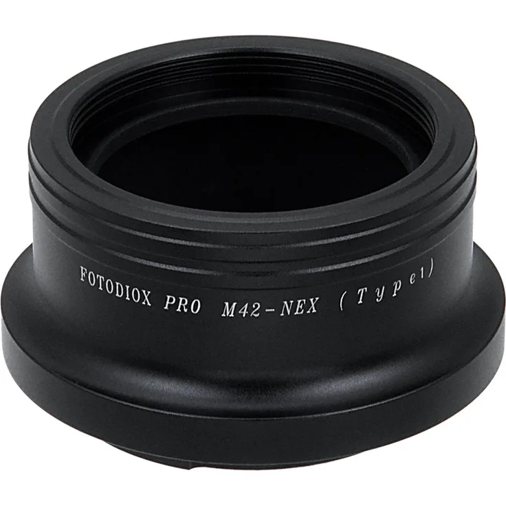 Fotodiox Pro Lens Mount Adapter, M42 Screw Mount Lenses (42mm x1 thread mount) to Sony E-Mount Mirrorless Camera Adapter - for Sony Alpha E-mount Camera Bodies (APS-C & Full Frame such as NEX-5, NEX-7, a7, a7II)