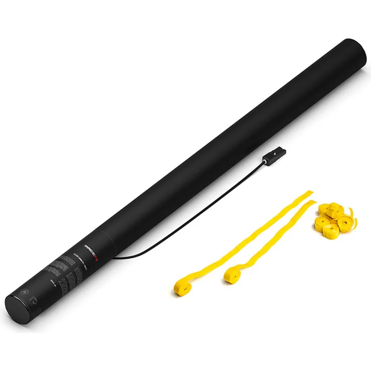 Magic FX Elektrische Luftschlangen Kanone Pro 80cm Gelb