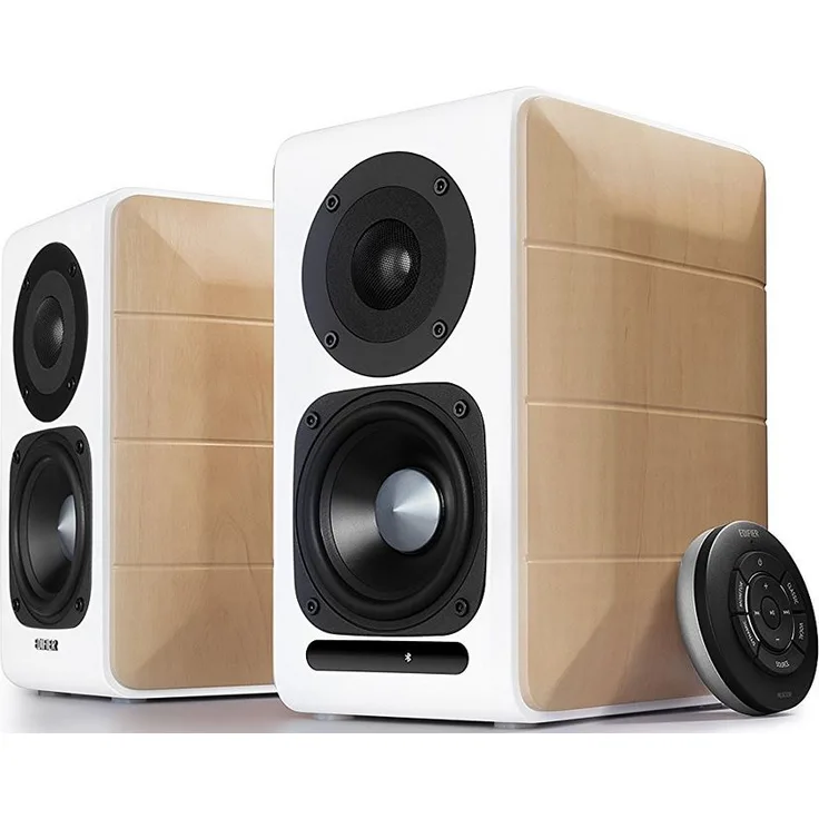 Edifier S880DB Bluetooth-Regallautsprecher System Holz-weiß