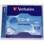 Verbatim CD-R High Capacity 800MB - 40-fache Brenngeschwindigkeit - CD-Rohlinge - 10 Stück Jewel Case - Preisvergleich