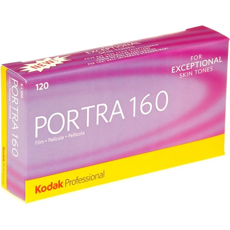 Kodak Portra 160 Color Negative 120 Film (5-er Pack)