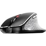 CHERRY MW 8 Ergo Ergonomische, kabellose Maus Wiederaufladbar Armschonend Langlebig Schwarz