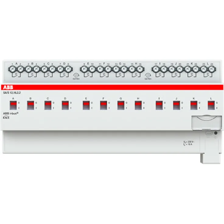 ABB Stotz Schaltaktor 12fach, 16A, REG SA-S12.16.2.2
