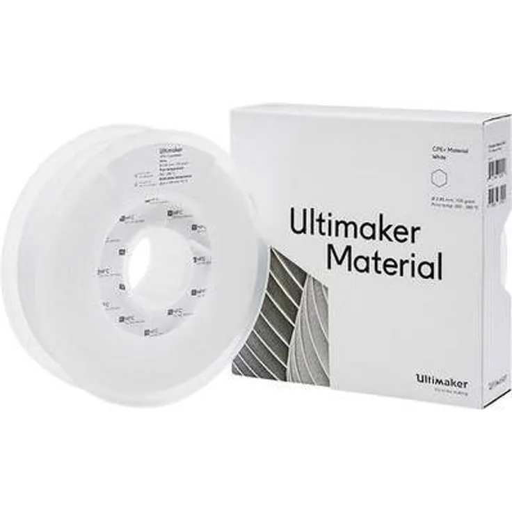 Ultimaker Filament 1645 CPE+ chemisch beständig 2,85mm Weiß 700g (1645) (1645)