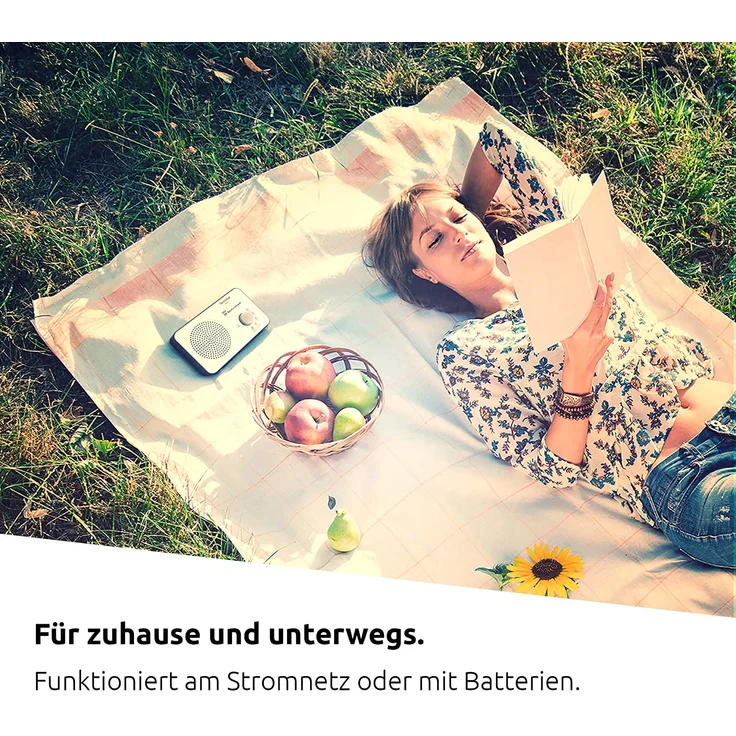 TechniSat VIOLA 2 Mini Tragbares Radio, LCD-Display, weiß – Bild 4