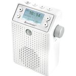 Soundmaster DAB60WE Digitalradio mit Bluetooth, WLAN, LCD-Display, weiß