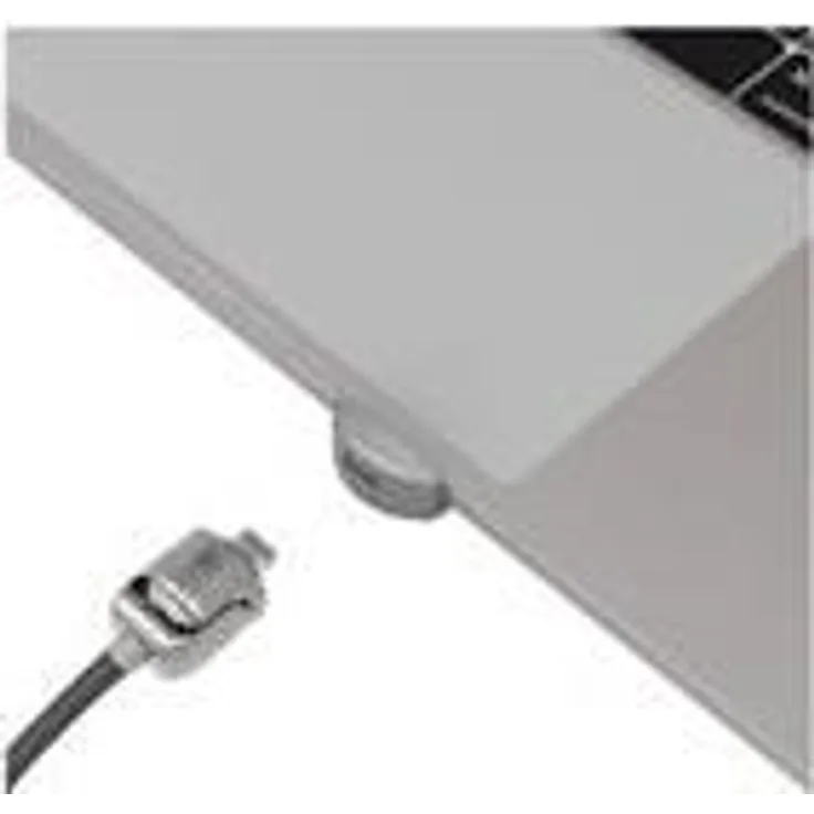 Maclocks UNVMBPRLDG01KL Universal Ledge Sicherheitsschloss Slot Adapter für MacBook Pro Touch Bar und Non-Touchbar Bar Modelle mit Schlüssel Kabelschloss