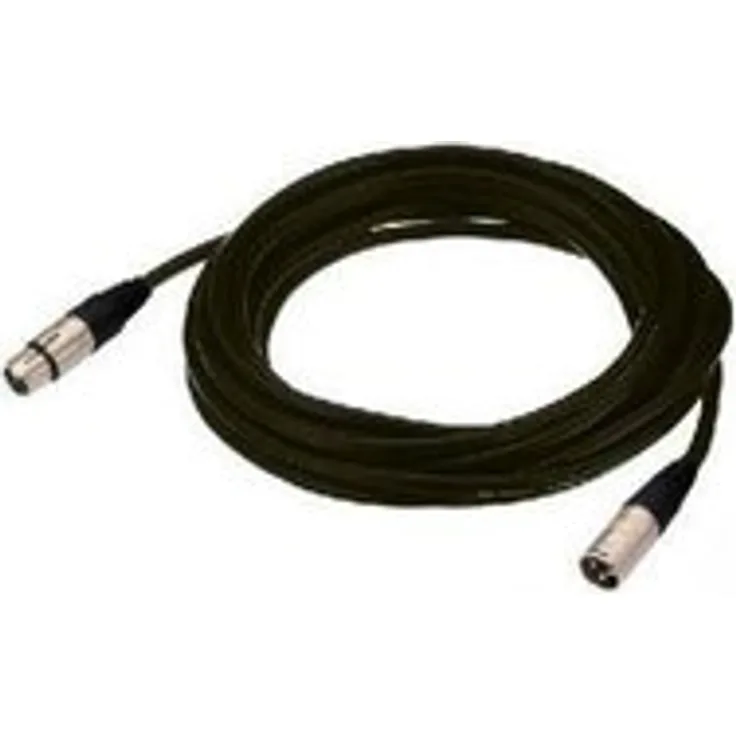 Monacor MECN-2000-SW XLR Kabel 20m schwarz 6,5mm Geräte-Verbindungs- und Mikrofon-Verlängerungskabel
