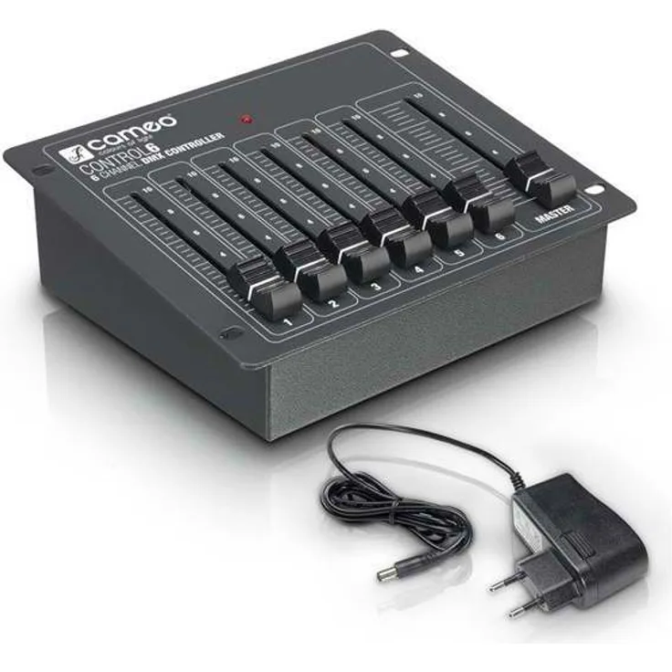 Cameo Control 6 DMX-Controller mit 6 Kanälen schwarz - Preisvergleich