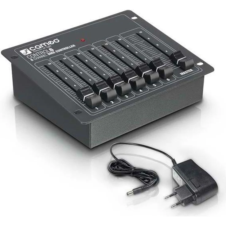 Cameo Control 6 DMX-Controller mit 6 Kanälen schwarz - Preisvergleich – Bild 1
