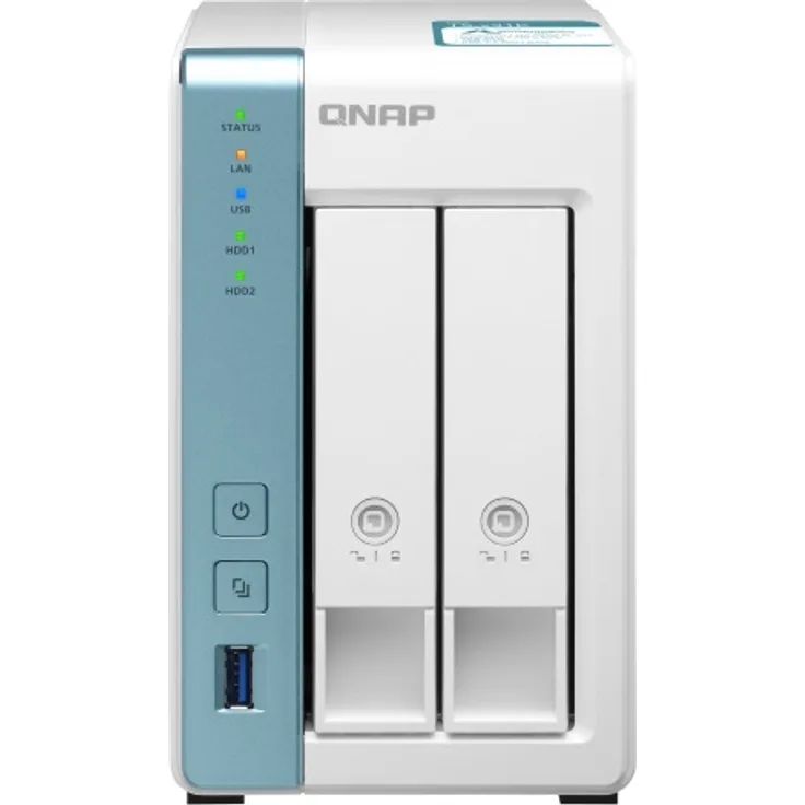 QNAP TS-231K 2 Bay Desktop Netzwerkspeicher Gehege