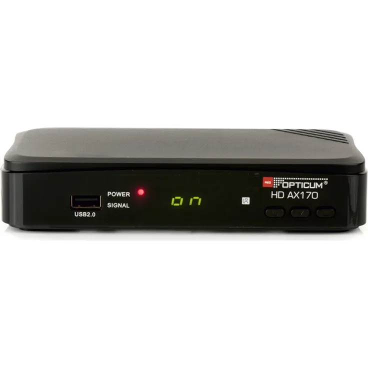 Opticum HD AX 170 HDTV Sat-Receiver, DVB-S/S2, HDMI, EPG, schwarz