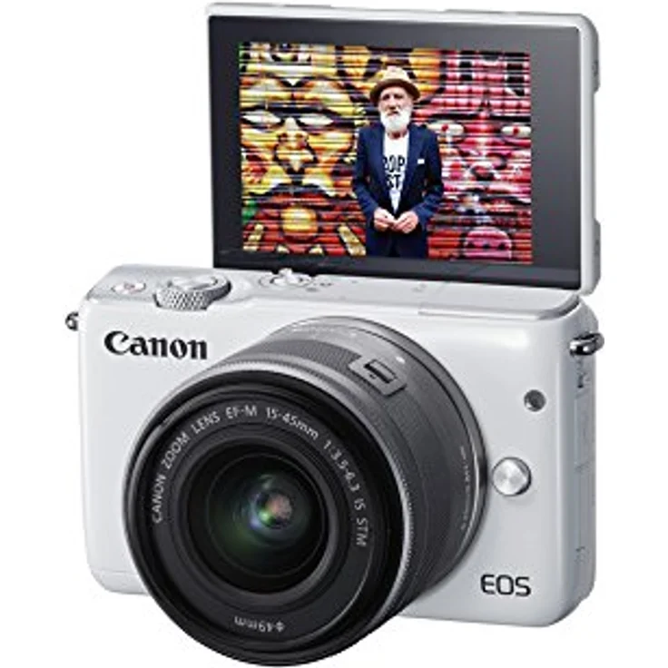 Canon EOS M10 Kit weiß inkl. EF-M 15-45mm IS STM – Bild 3