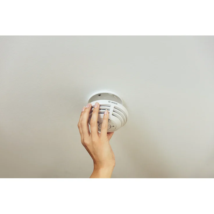 Bosch Smart Home Rauchmelder mit App-Funktion, kompatibel mit Apple HomeKit - Variante für Deutschland und Österreich, Rauchmelder, weiß (8750000017) – Bild 9