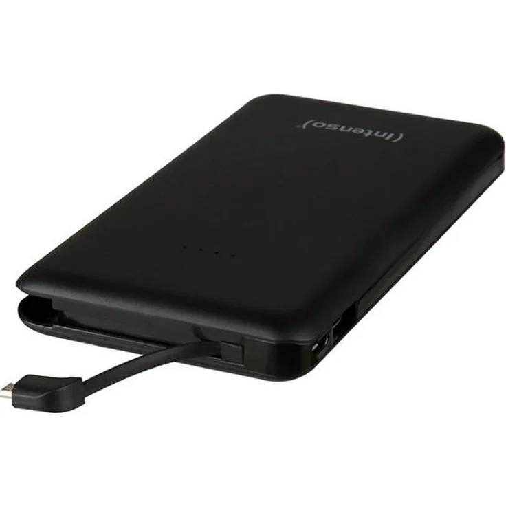 Intenso Powerbank 7332530 Slim externes Ladegerät (10000mAh, geeignet für Smartphone-Tablet PC-MP3 Player-Digitalkamera) schwarz - Preisvergleich – Bild 3