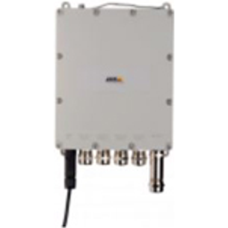 Axis T8504-R - Switch - verwaltet - 4 x 10/100/1000 (PoE+) + 2 x Combo Gigabit Ethernet/Gigabit SFP - Desktop, an Rack montierbar - PoE++ (240 W) - Gleichstrom