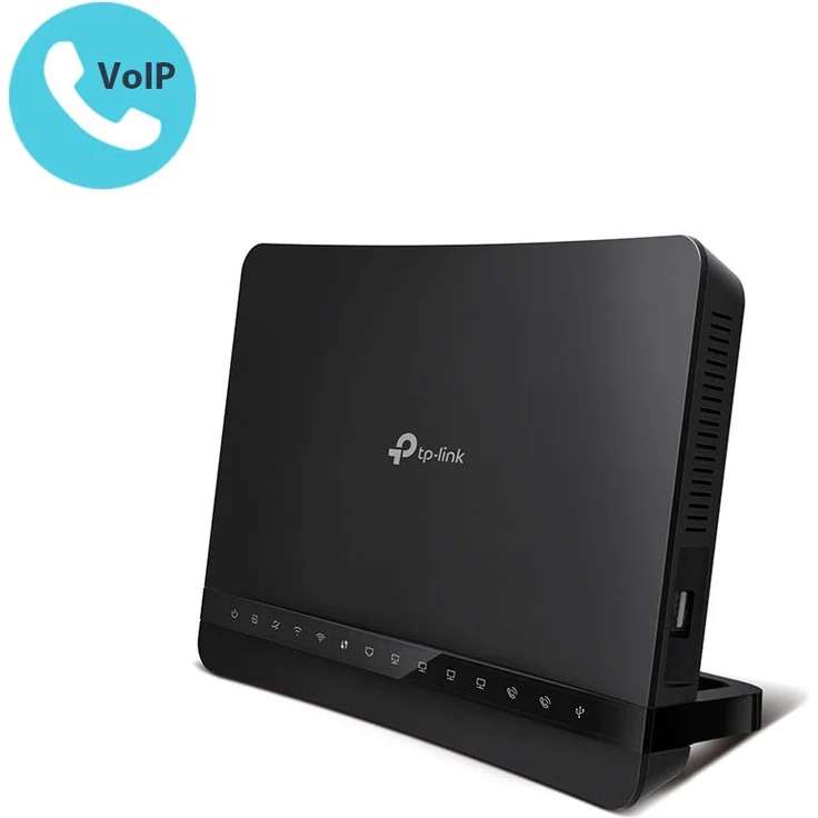 Router CabSeite Ethernet LAN, Schwarz