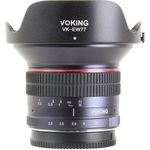 Voking by Bilora Objektiv Ultra-Weitwinkel 12 mm F2.8 manueller Focus für Sony Schwarz