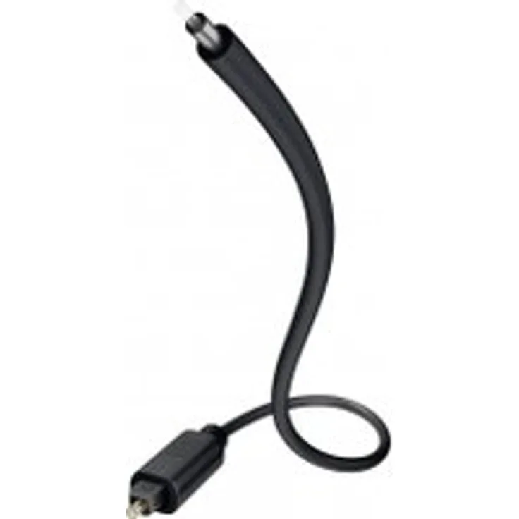 inakustik 00312115 Star Optokabel, Für die Übertragung digitaler Audiosignale, 1,5m in Schwarz, Passgenaue TOS-Link Stecker Leiter aus Nylon für max. Lichtleitfähigkeit