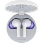 LG Tone Free HBS-FN6 True Wireless In-Ear Kopfhörer, mit Bluetooth, Mikrofon, Noise Cancelling, geeignet für Sport, weiß