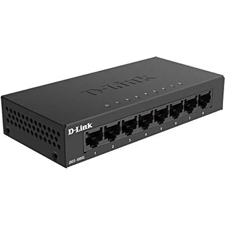 D-Link DGS-108GL-E 8-Port Gigabit Light Switch ohne IGMP – Bild 2