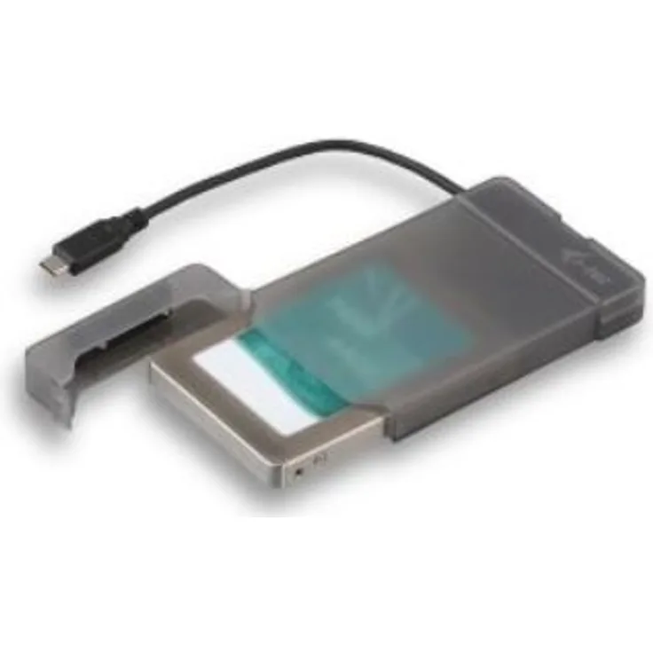 i-tec MySafe USB-C 3.1 Gen. 2 External Case for Hard Drive 9.5 mm-2.5″ for SATA I-II-III HDD SSD USB-C 3.1 Gen. 2 Interface With Data Transfer Rate up to 10 Gbps Thunderbolt 3 compatible