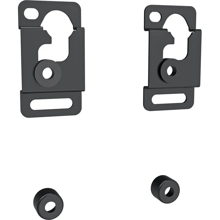 Schwaiger LWH1737 511 TV-Wandhalterung für Flachbildschirme mit 33-178 cm (13-70 Zoll), Halterung für LCD LED TFT Plasma, max. Belastung 50 kg, schwarz