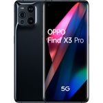 Oppo Find X3 Pro 5G Smartphone 17,02cm (6,7 Zoll) AMOLED-Display, 256GB interner Speicher, 12GB RAM, Dual-SIM, Android, Gloss Black