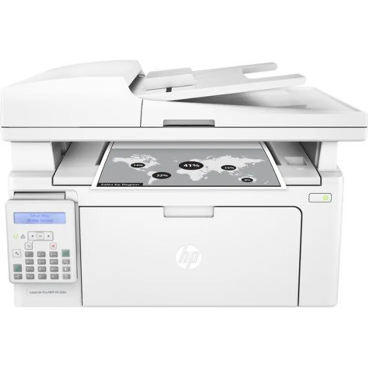 HP LaserJet Pro 100 MFP M130fn (4-in-1) Multifunktionsdrucker - (Laser) Mono, Druckgeschwindigkeit: 22 s/w, Auflösung: 600 x 600, USB, LAN, AirPrint, Cloud Print (G3Q59A)
